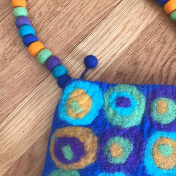 Shoulder bag. Boiled wool - Picture 3 of 4